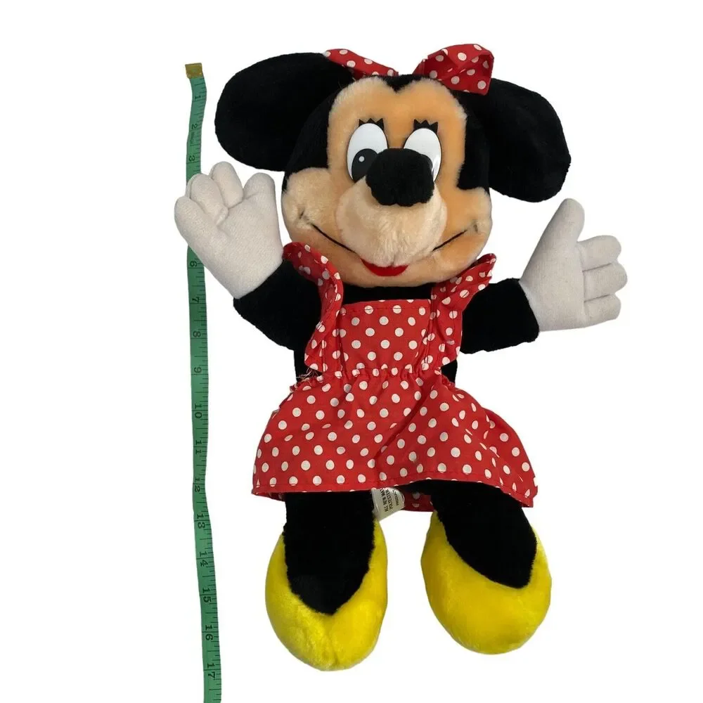 VINTAGE DIsneyland Disney World Minnie Mouse Plush Medium 1970/1980